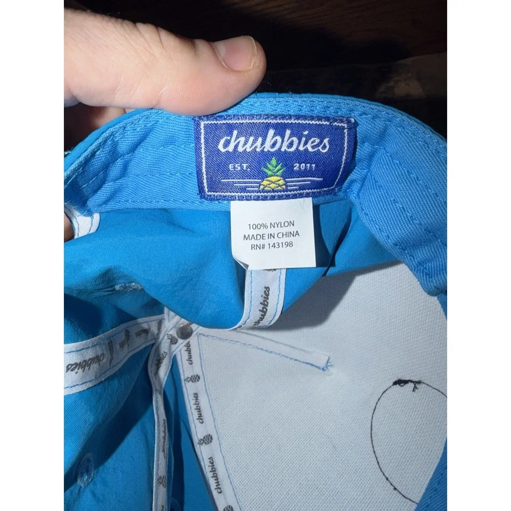 Chubbies Golf Hat The Weekend Has Arrived Adjustable Teal Cap Nice Shape